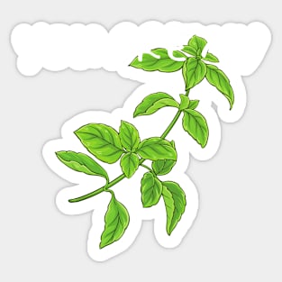 You Are My Basil_(I Am Your Tomato) Sticker